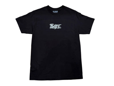 Sure - Rex Heavyweight T-Shirt - Faded Black / White