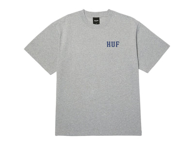 Huf - Classic H T-Shirt - Heather Grey / Navy