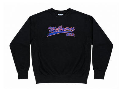 Sure - Champion Reverse Weave City Crew - Black / Navy