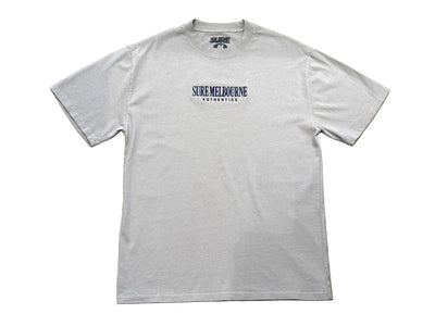 Sure - Authentics Embroidered Heavyweight T-Shirt - Faded Eucalyptus / Navy