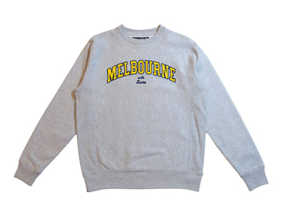 Letterman Super Heavyweight Reverse Weave Crew Fleece - Athletic Heather
