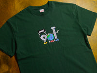 Trio T-Shirt - Forest Green