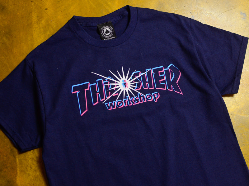 Thrasher x Alien Workshop Nova T-Shirt - Navy