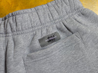 Crew Embroidered Relaxed Track Short - Grey Marle