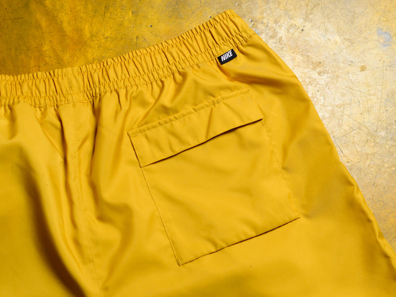 Nike Sportswear Essentials Woven Lined Flow Shorts - Wheat Gold / White