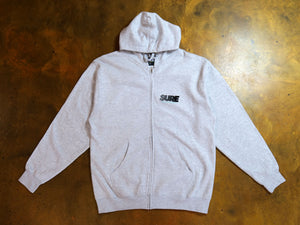 Banner Racing Zip Hood Fleece - Grey / Black