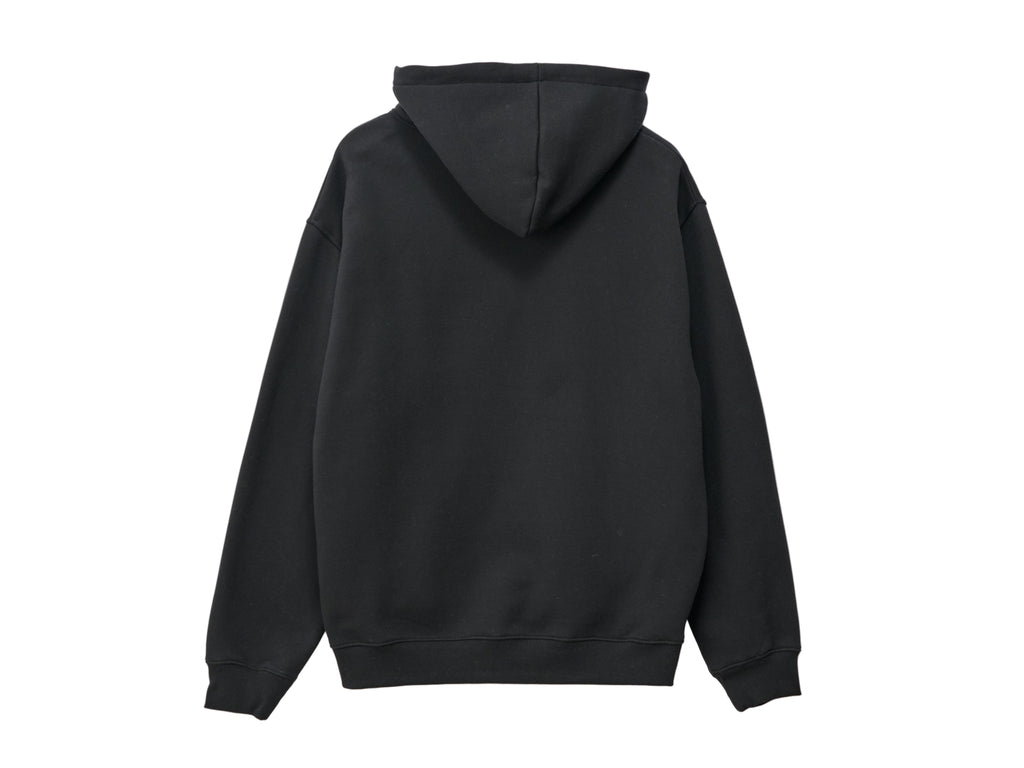 Crown Dot Hooded Fleece - Black