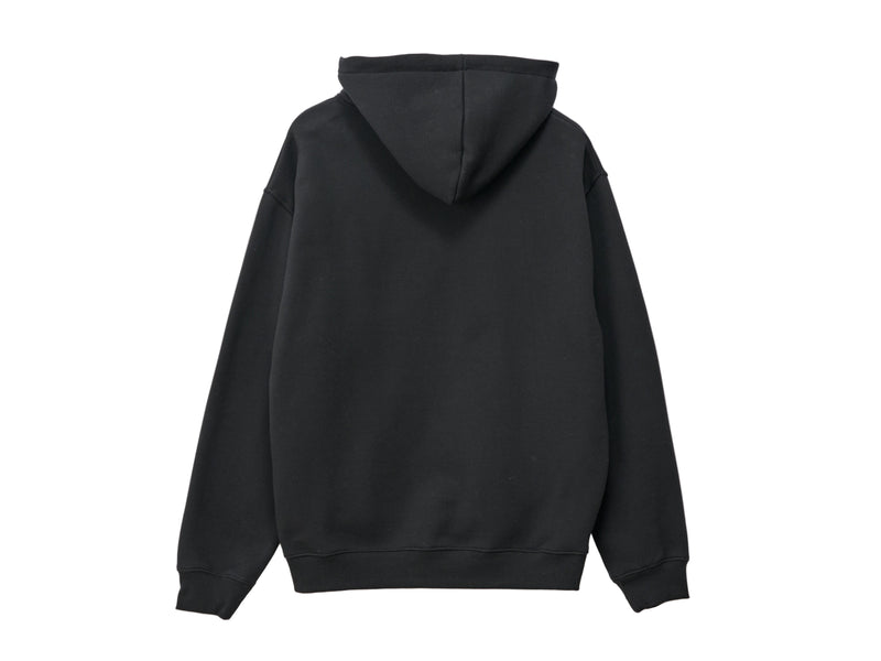 Crown Dot Hooded Fleece - Black