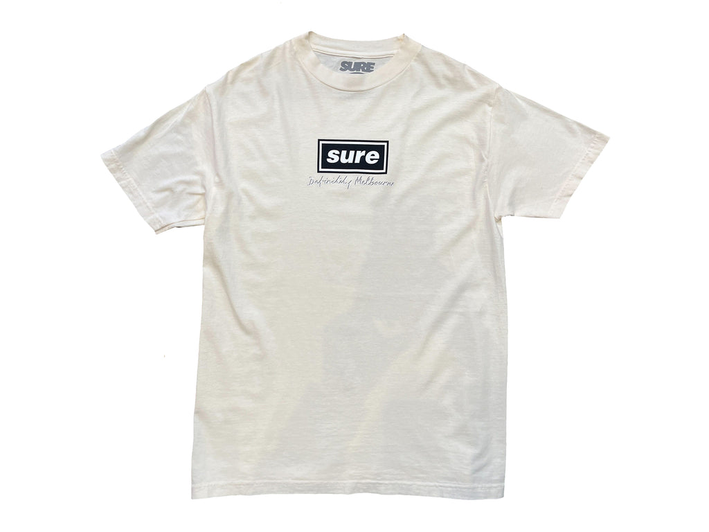 Definitely Melbourne T-Shirt - Faded Cream
