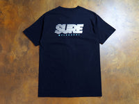 Banner Racing T-Shirt - Black / White