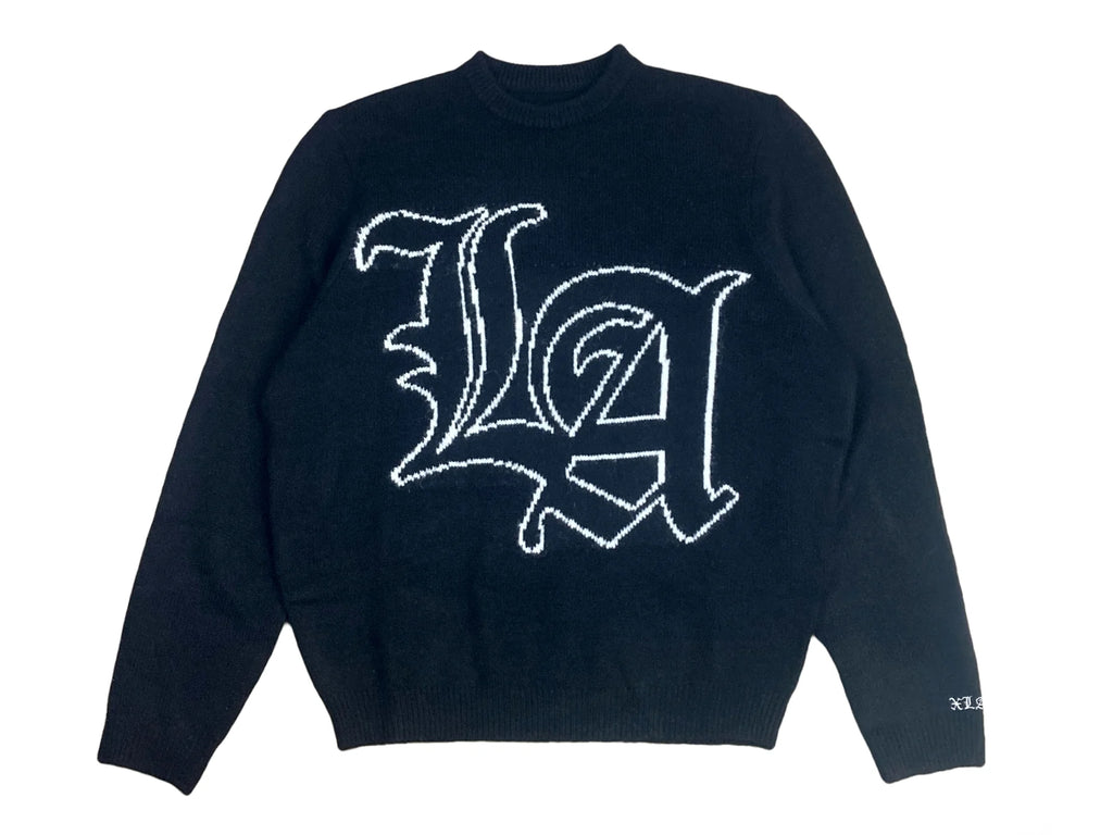 LA Knit Sweater - Black
