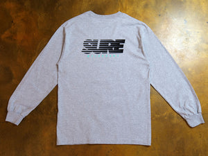 Banner Racing Long Sleeve T-Shirt - Athletic Heather / Black