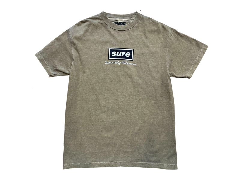 Definitely Melbourne T-Shirt - Faded Army