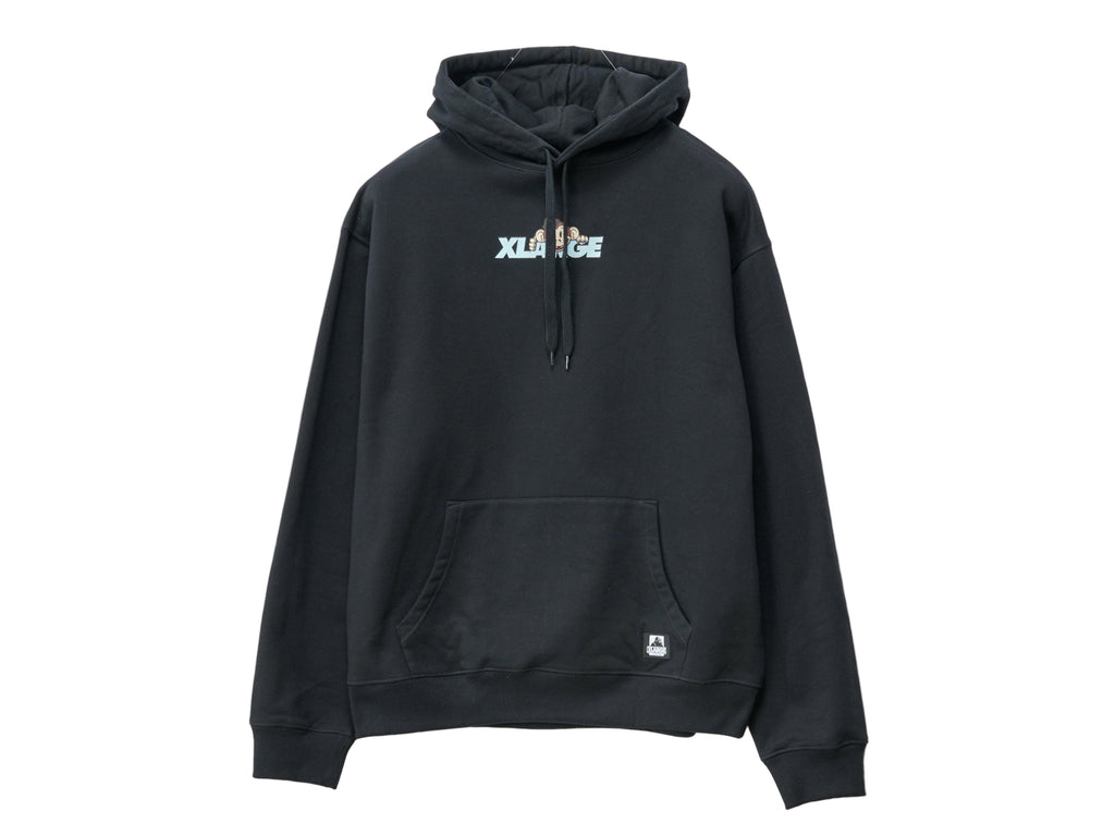 Keith Hooded Fleece - Black