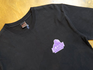 Slanted T-Shirt - Black / Purple