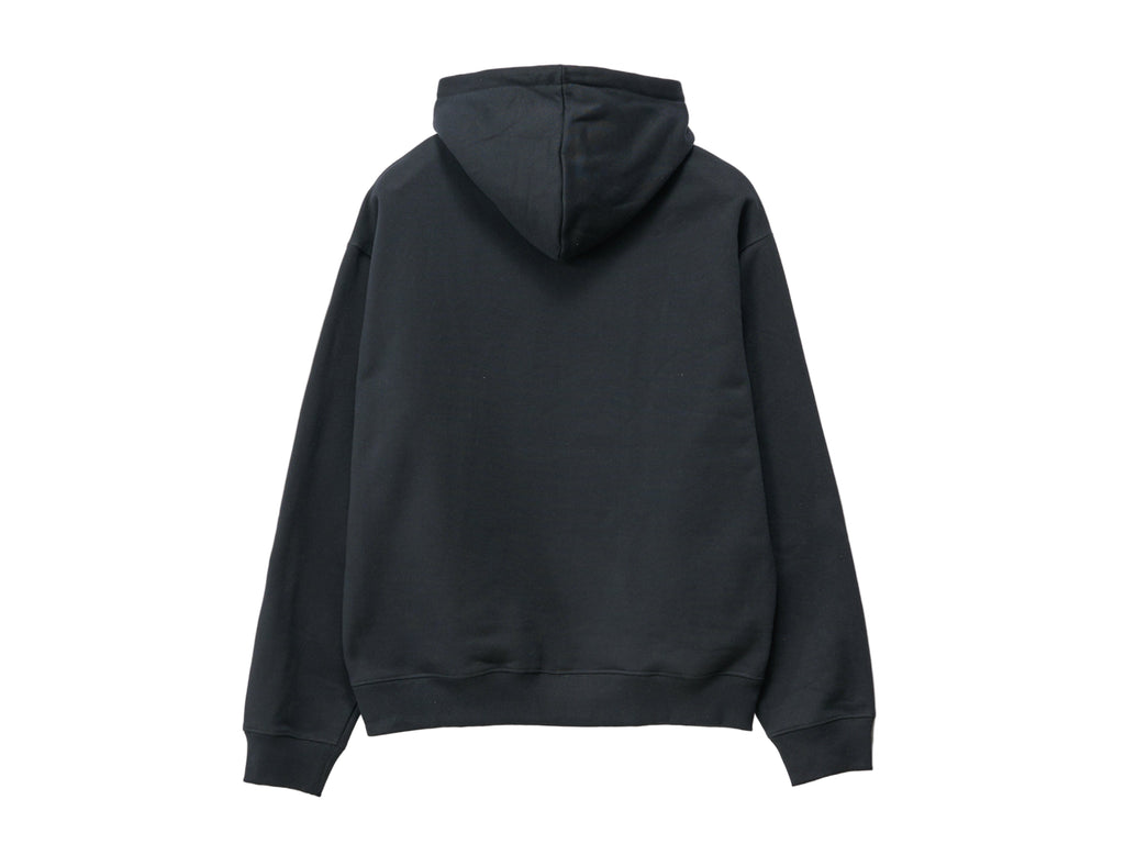 Keith Hooded Fleece - Black