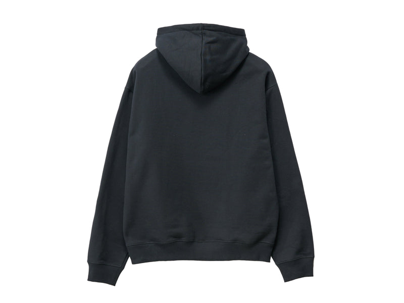 Keith Hooded Fleece - Black