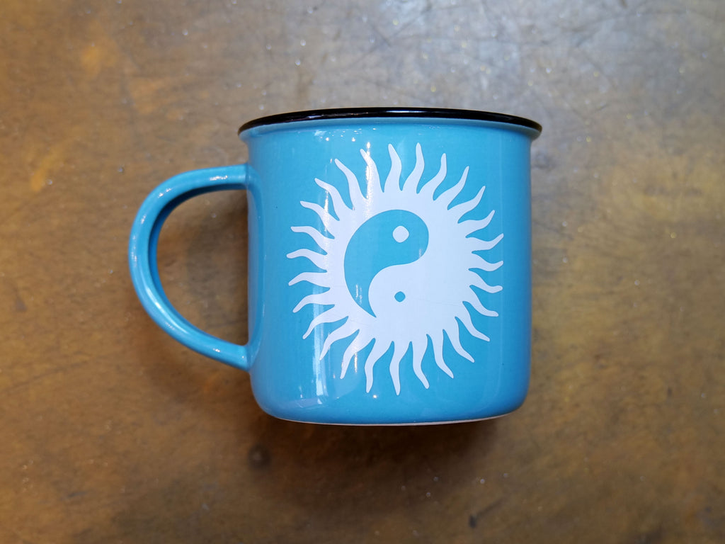 Sun Ceramic Mug - Blue