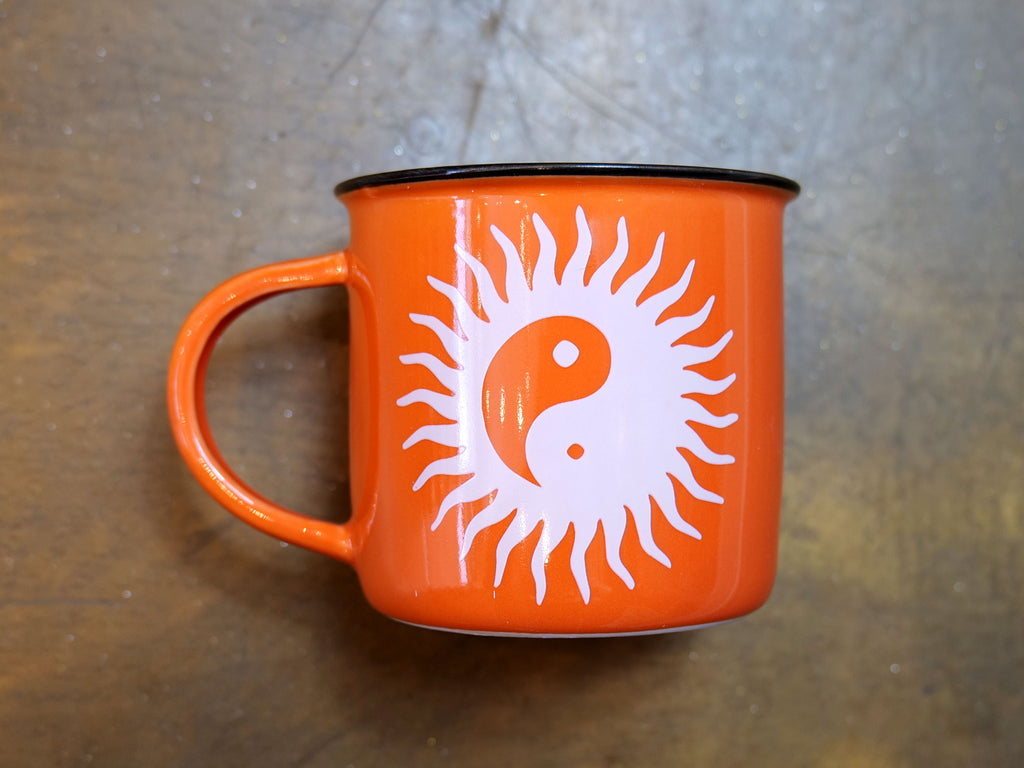 Sun Ceramic Mug - Orange