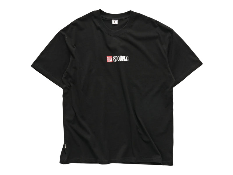 S Cube Mid Block T-Shirt - Black