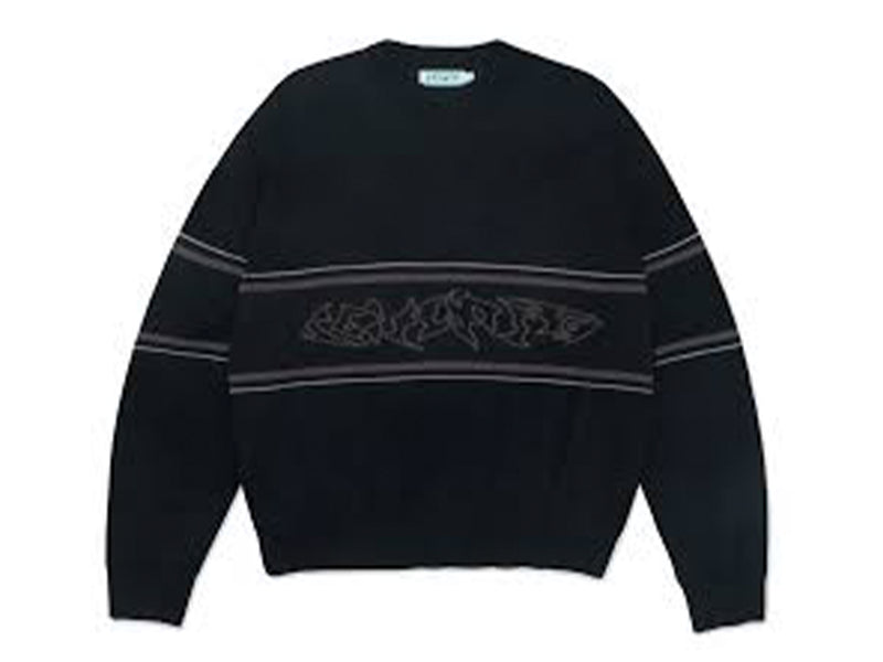Razor Knitted Crew - Black