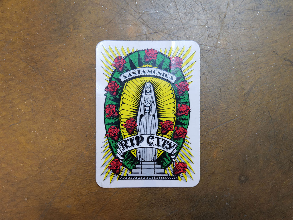 RIP City Sticker - White