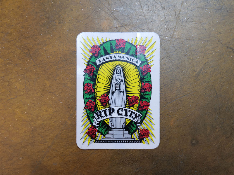 RIP City Sticker - White