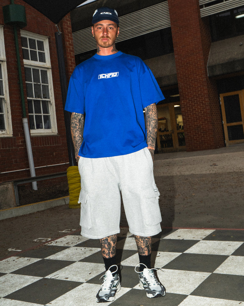 Strike Logo T-Shirt - Royal / White