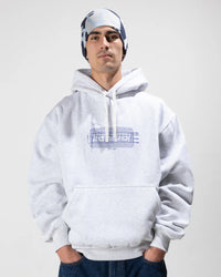 Drafters Pullcord Hood - White Marle