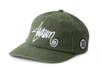 Shawn Script Strapback Cap - Forest