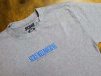 Little Lonsdale St. Heavyweight T-Shirt - Athletic Heather / Blue