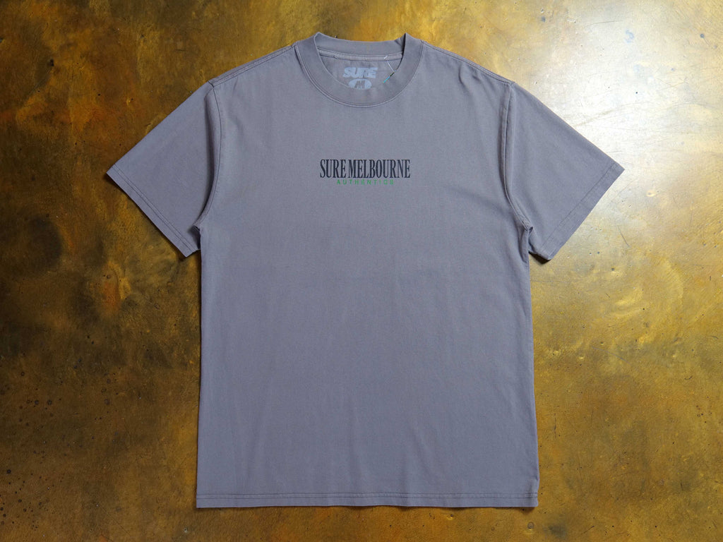 Little Lonsdale St. Heavyweight T-Shirt - Faded Grey / Black