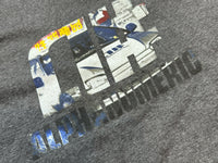 Vintage Racing T-Shirt - Charcoal