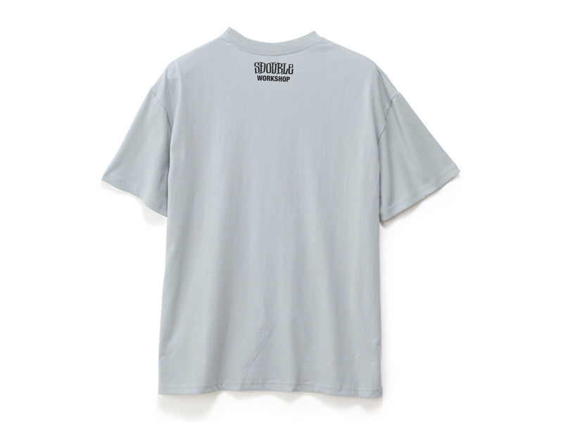 Small Stock T-Shirt - Blue Grey