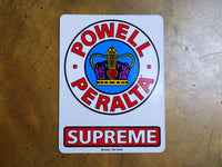 Powell Peralta Supreme Sticker - 6"