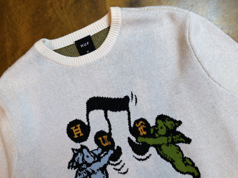 Song Intarsia Sweater - Linen