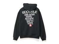 Cities Zip Thru Hooded Fleece - Black