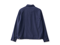 Gaberdine Zip Jacket - Navy