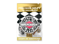 Phillips Bolts Black / Gold - 7/8 inch