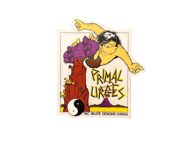 Vintage Primal Urges Sticker