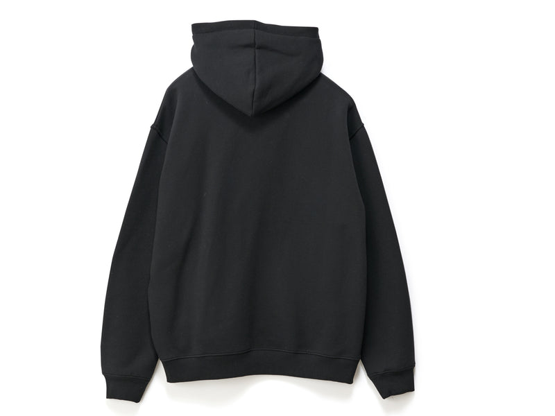 Small Stock Hooded Fleece - Black