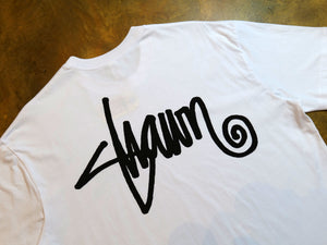 Shawn Script T-Shirt - White