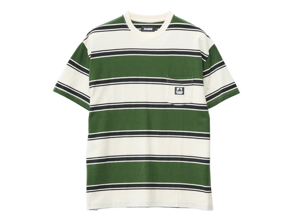 91 Pocket Stripe T-Shirt - Forest