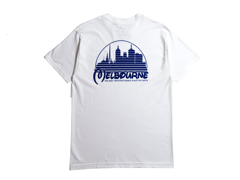 Kingdom T-Shirt - White / Navy