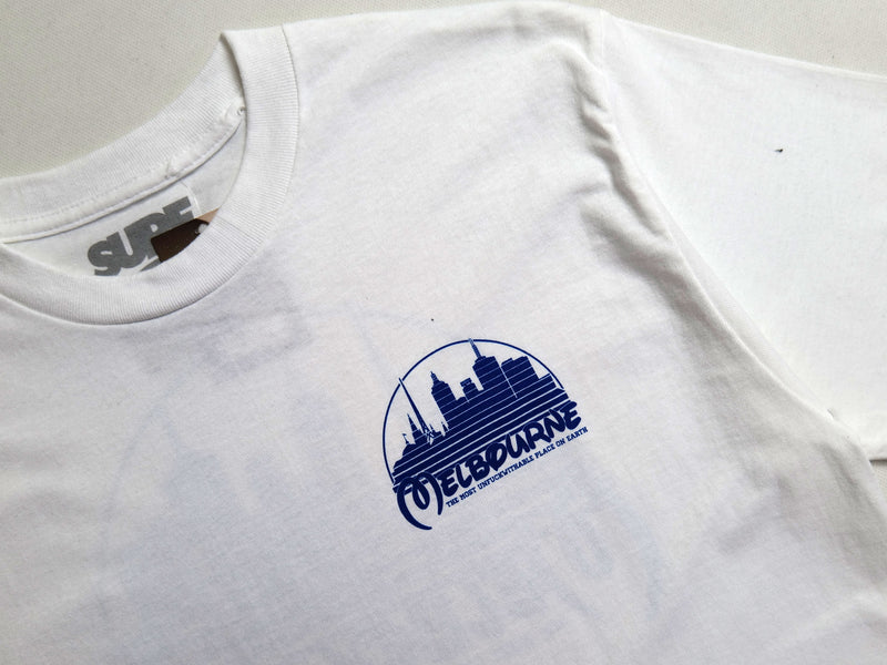 Kingdom T-Shirt - White / Navy
