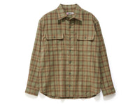 Plaid Long Sleeve Overshirt - Sage
