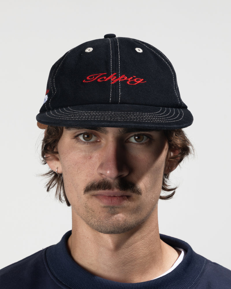 Legacy 6 Panel Hat - Black