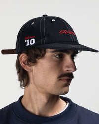 Legacy 6 Panel Hat - Black