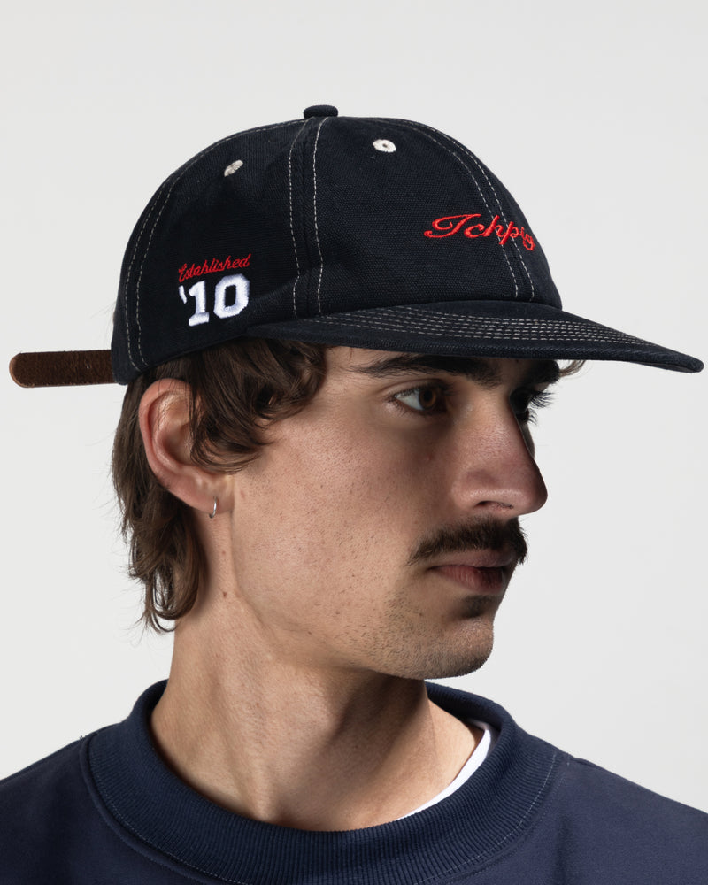 Legacy 6 Panel Hat - Black