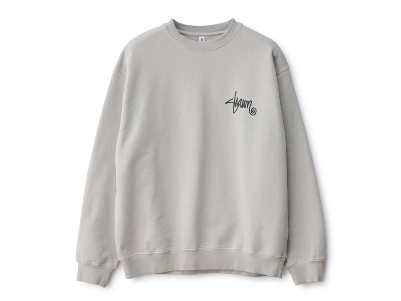 Roots Dot Crew Fleece - Washed Grey